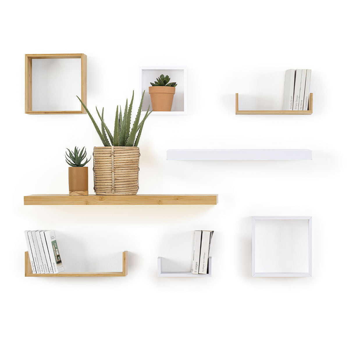 Étagère 1 case blanc L34,3 x H34,3 cm