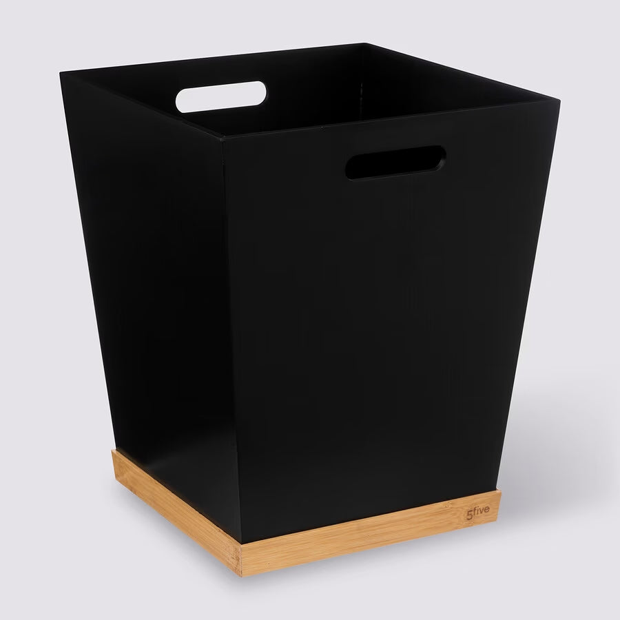Corbeille de bureau en bois