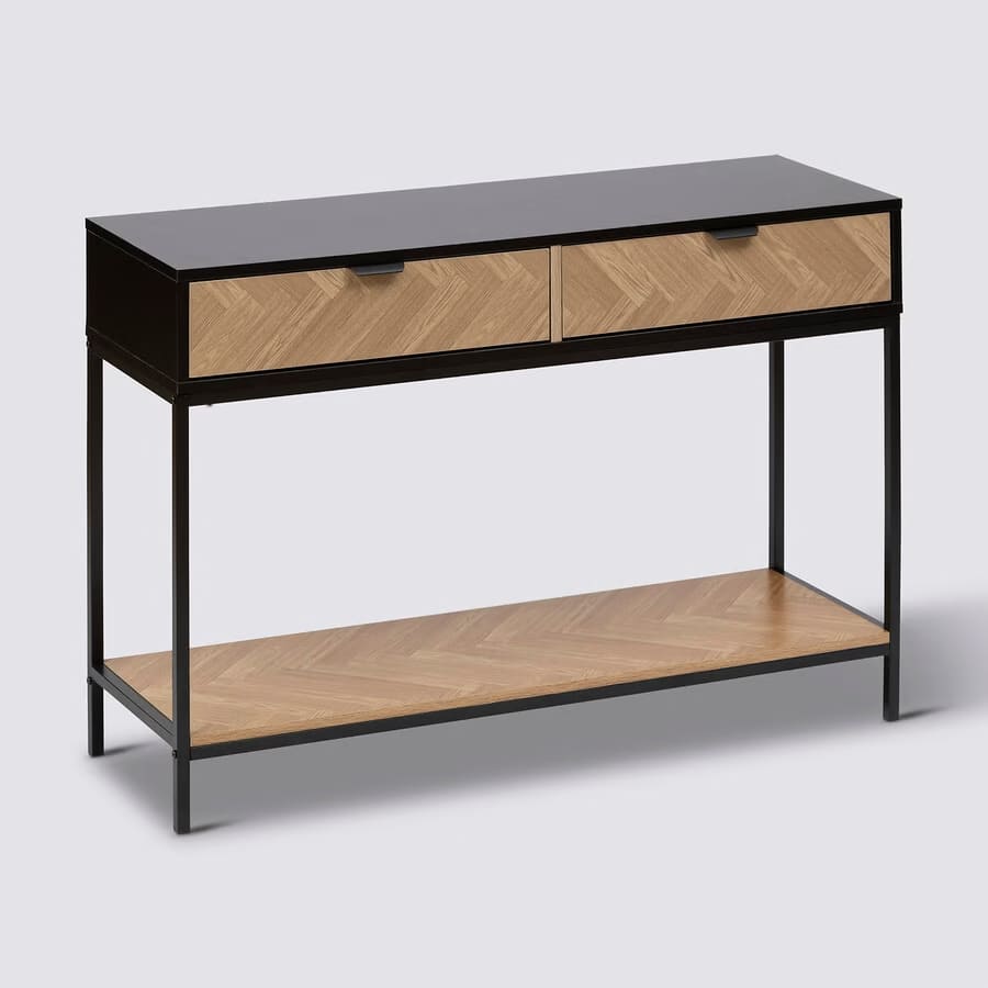 Console avec 2 tiroirs L110