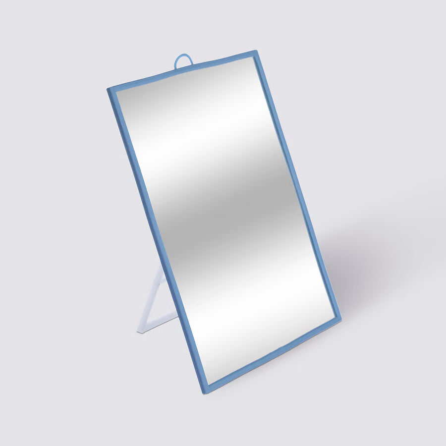 Miroir à poser bleu 15x20