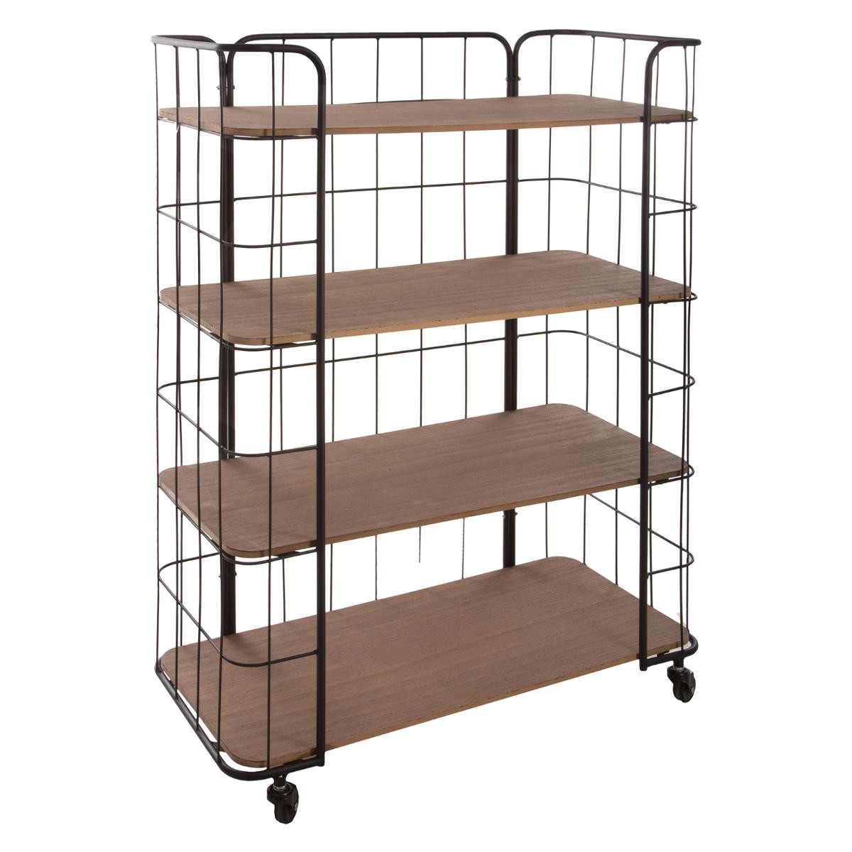 Etagère en métal 4 étages 70x97