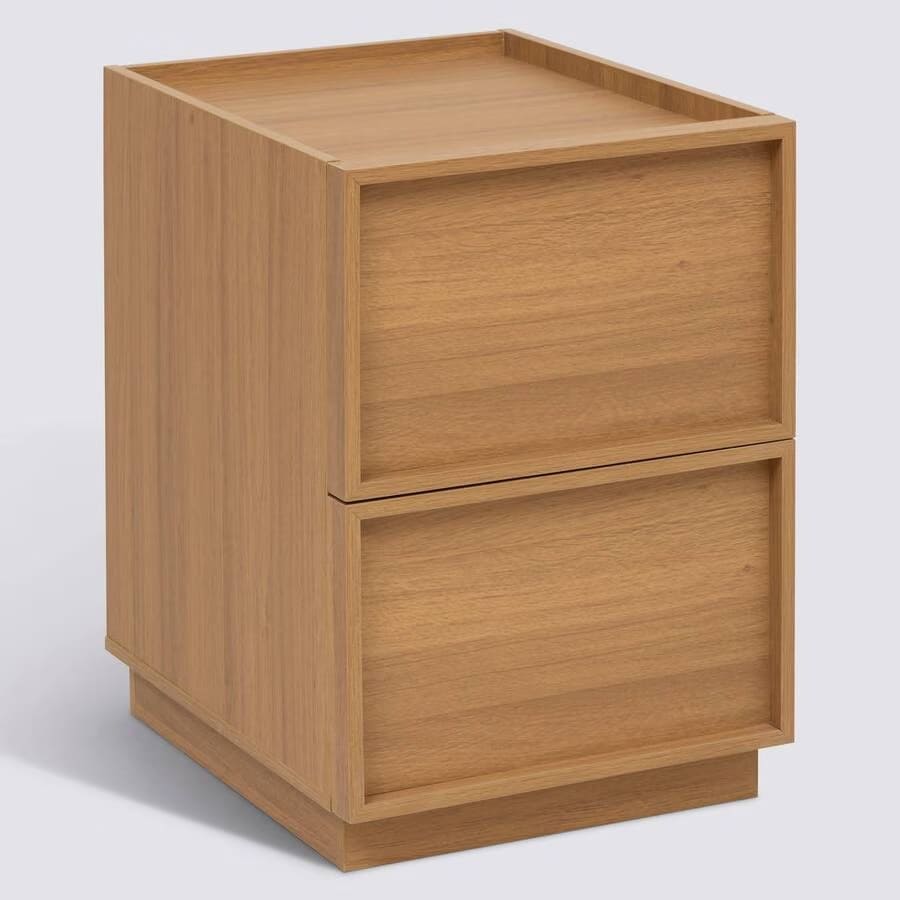 Chevet en bois 2 tiroirs