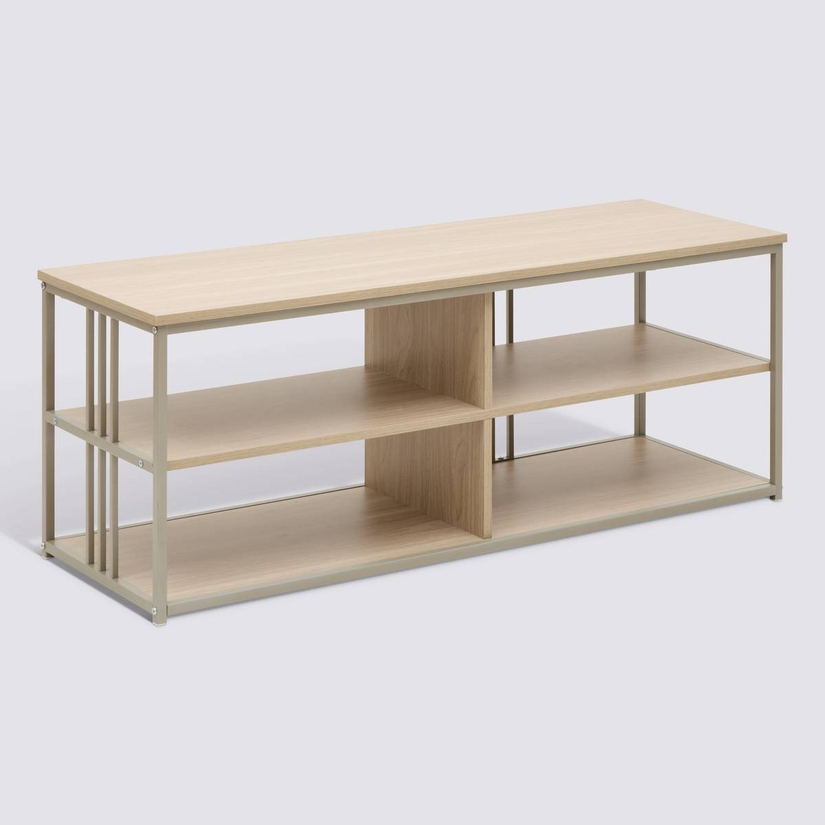 Meuble TV long 120 cm sable