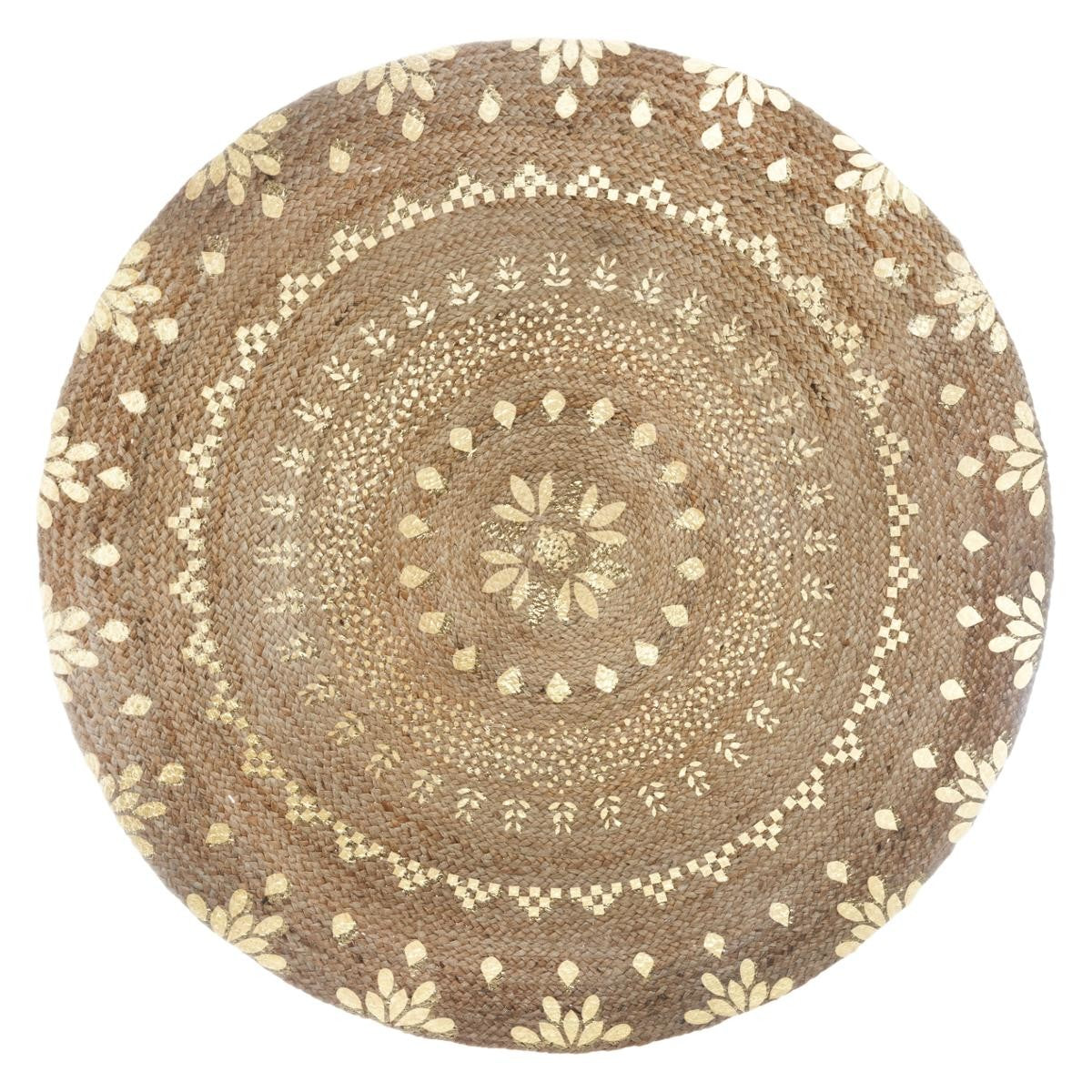 Tapis rond en jute D115