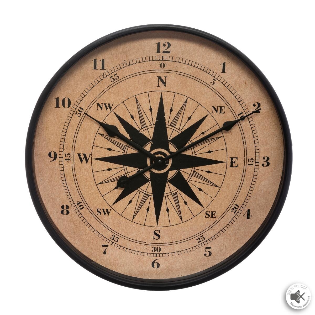 Horloge murale en bois D76