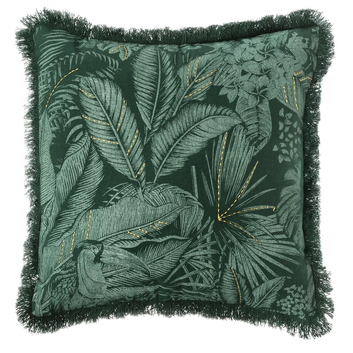 Coussin ethnique jungle 40x40