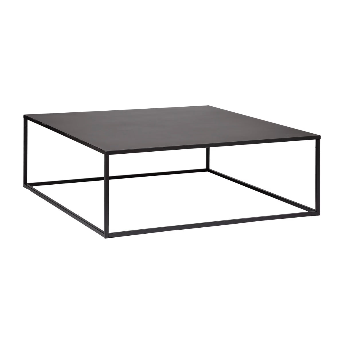 Table basse en métal noir D100