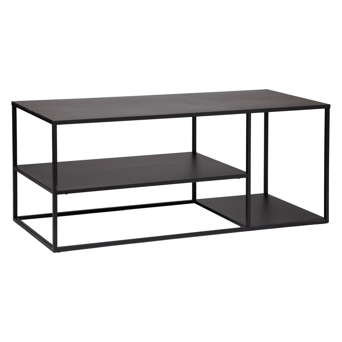 Meuble tv en métal noir L120