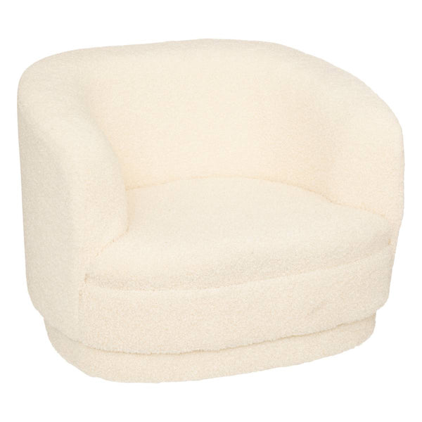 Fauteuil enfant bouclette blanc