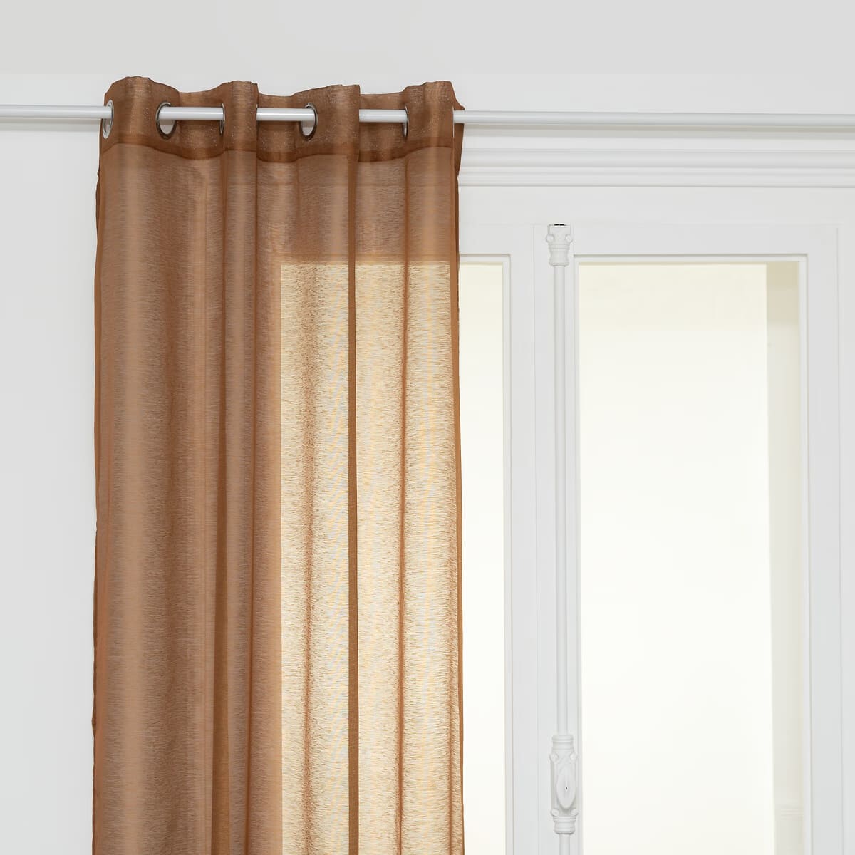 Voilage cannelle - 135 x 240 cm (vendu par 1)