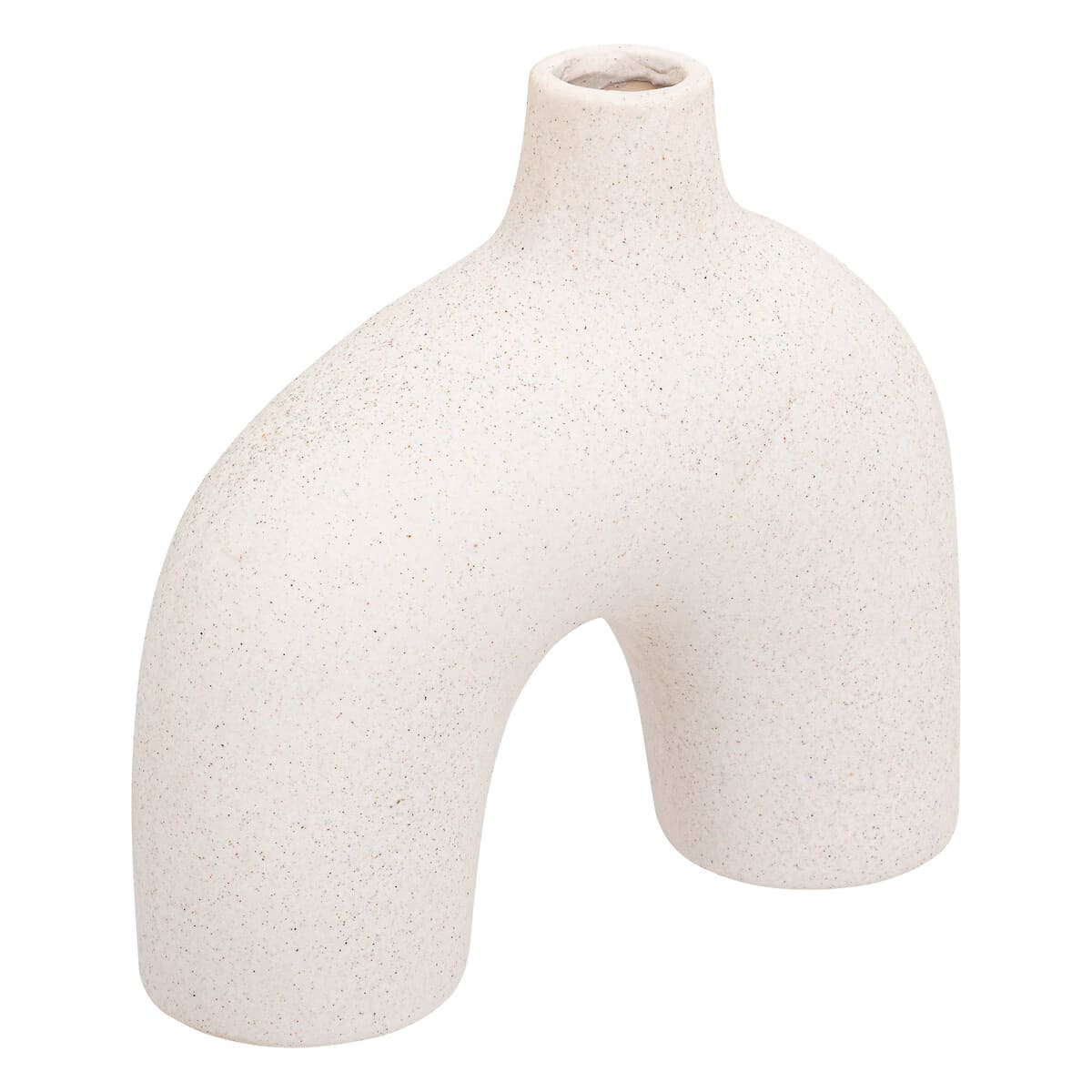 Vase en céramique blanche H18