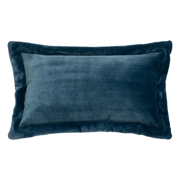 Coussin en velours bleu nuit 40x60