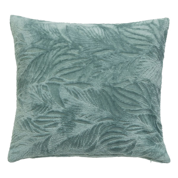 Coussin flanelle bleu 40x40