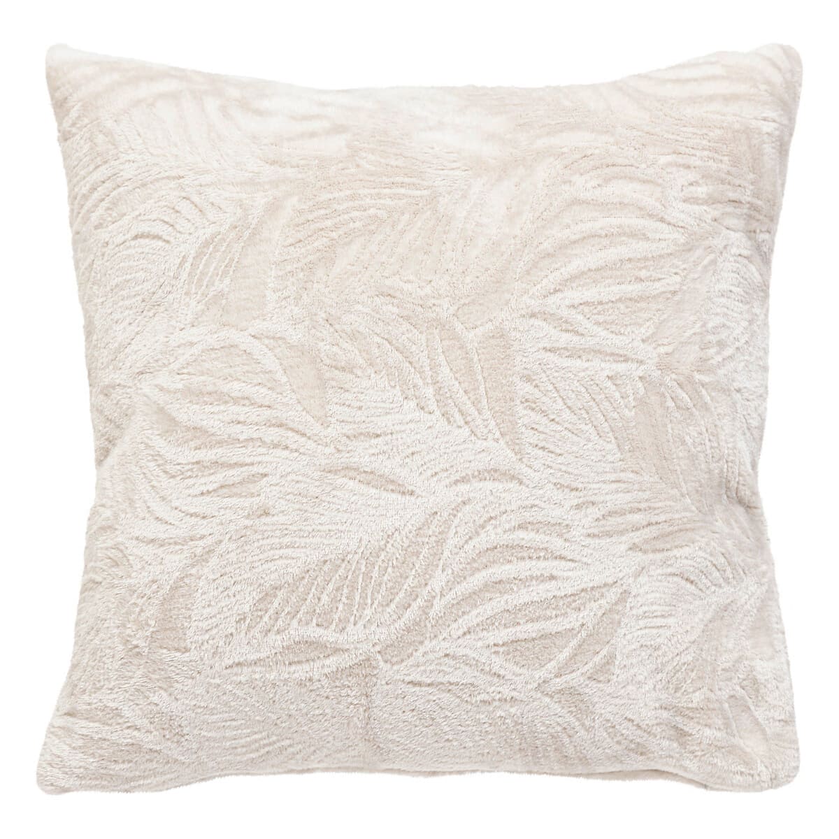 Coussin flanelle blanc 40x40