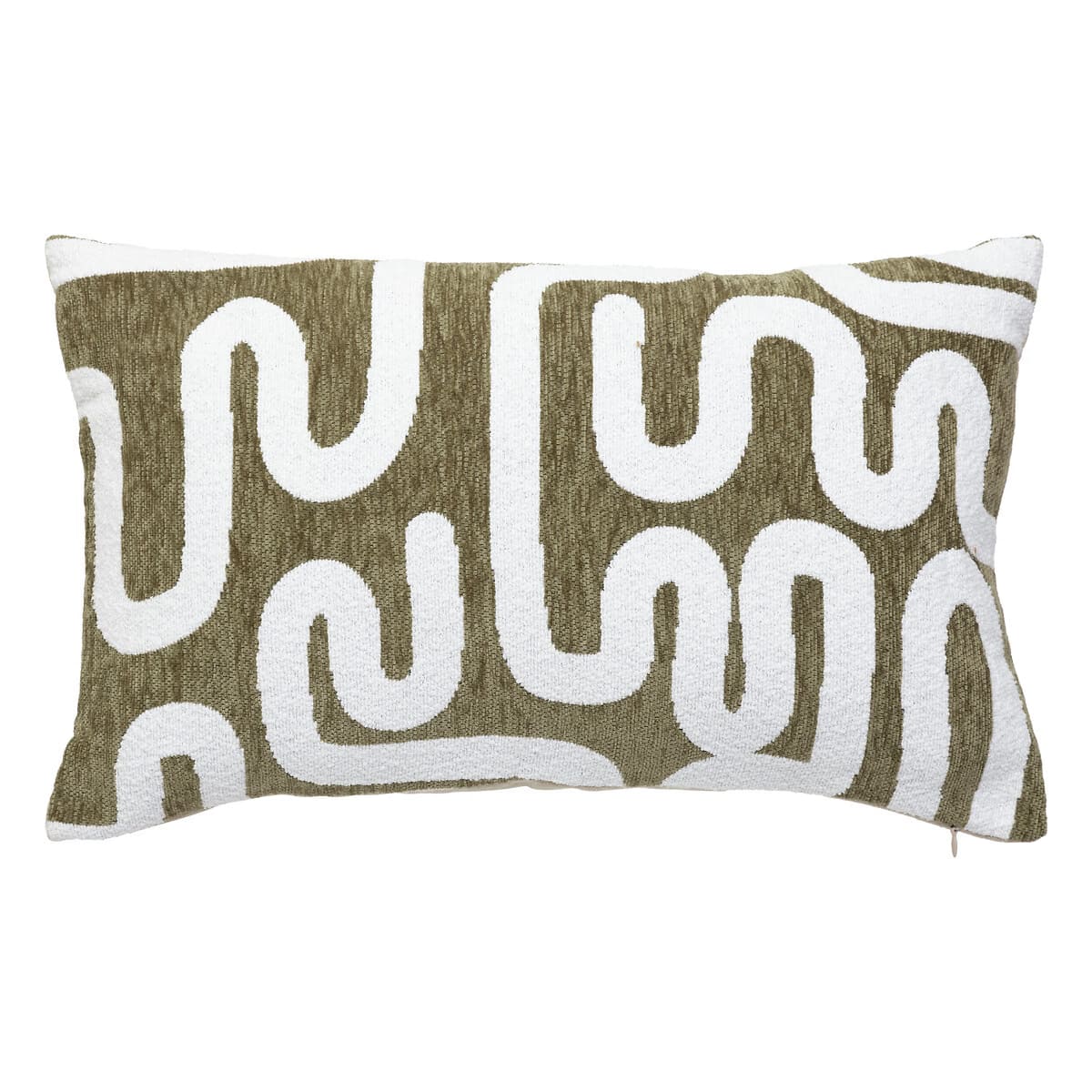 Coussin kaki 30x50