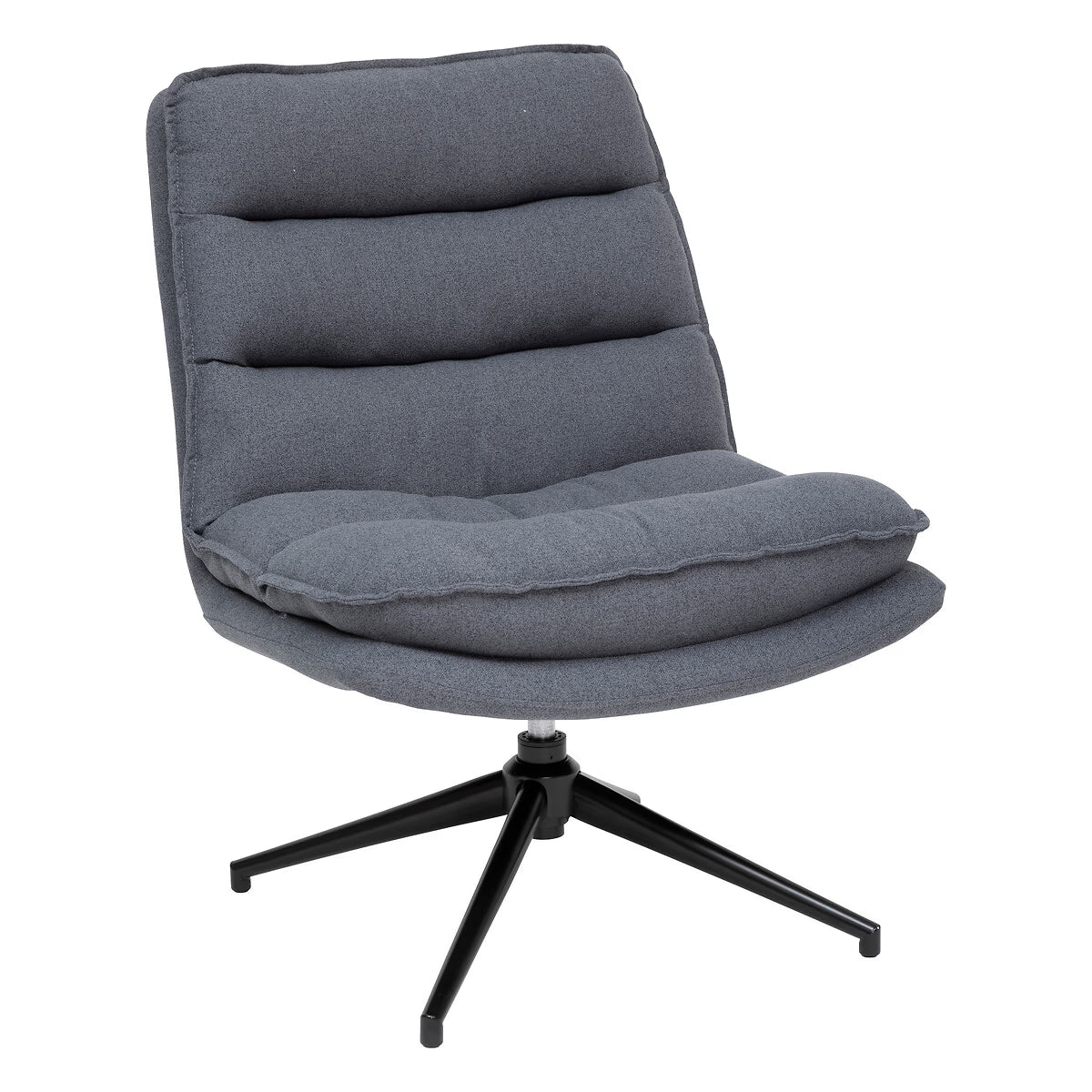 Fauteuil pivotant gris vintage