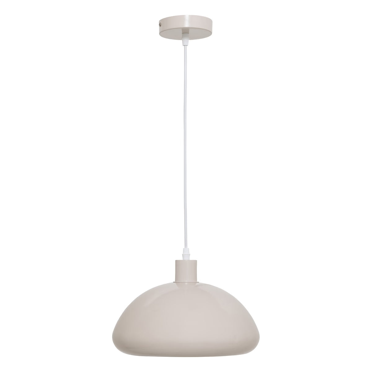 Suspension en métal design beige D28