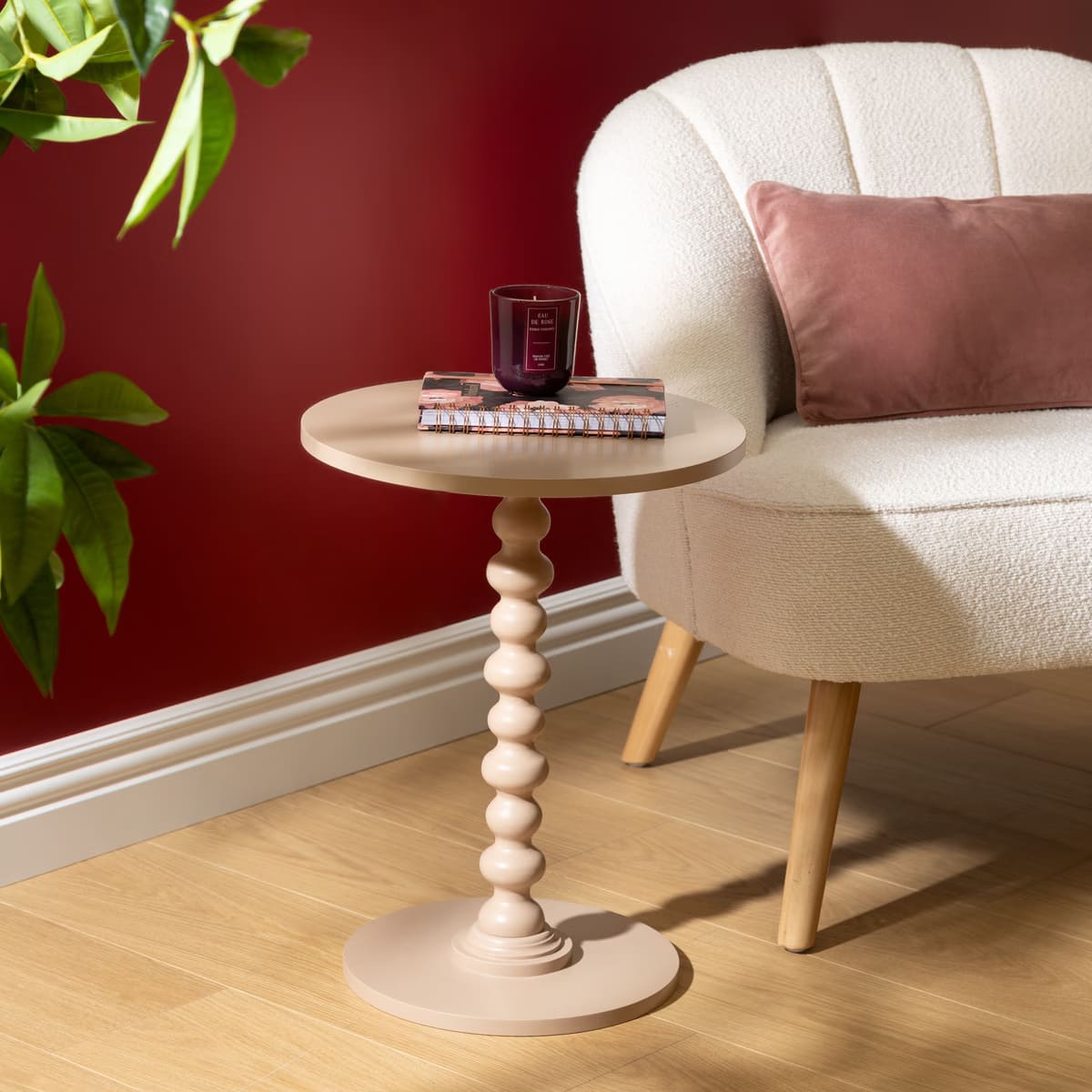 Table basse/ table d'appoint en bois beige