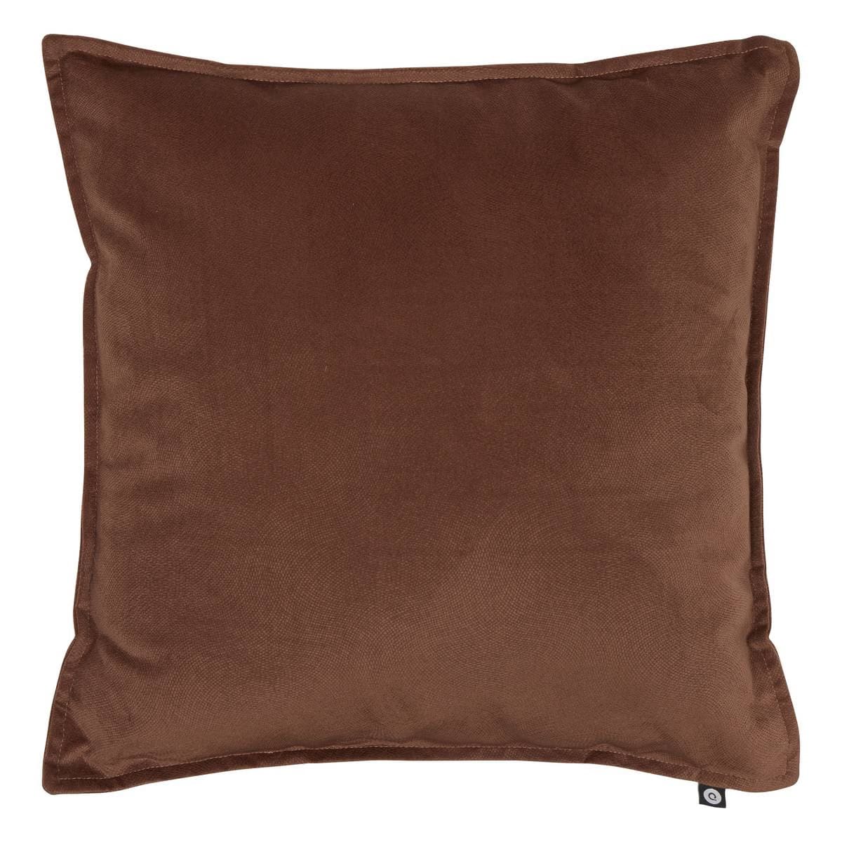 Coussin en velours tressé tonka 45x45