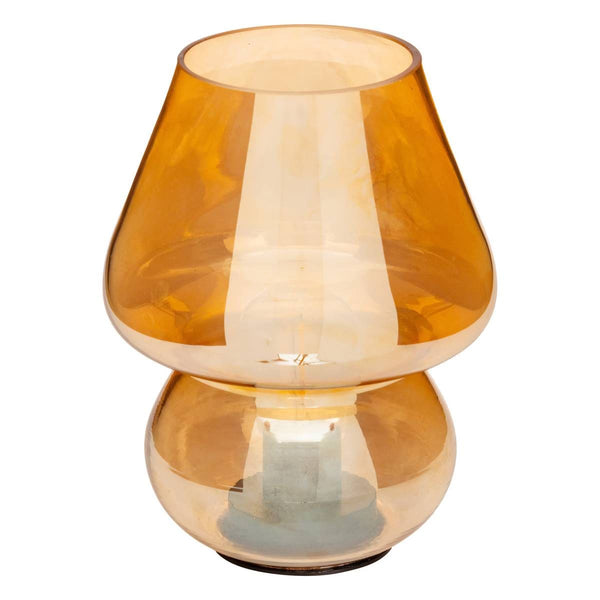 Lampe déco à poser champignon led H19cm doré