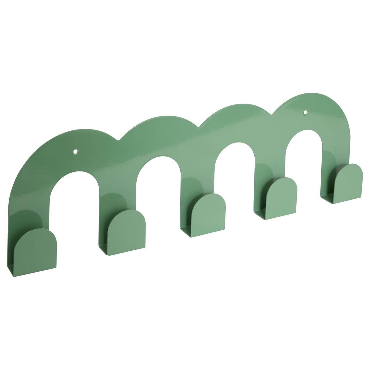Patère déco verte L50cm