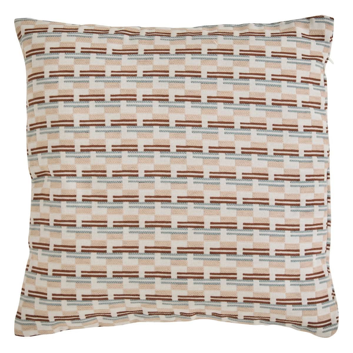 Coussin art déco beige 40x40