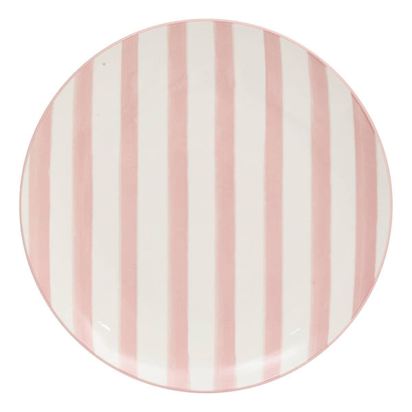 Assiette plate rose D27