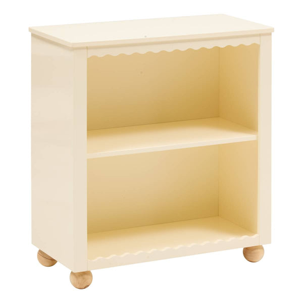 Bibliothèque enfant bords festonnés beige L60 cm