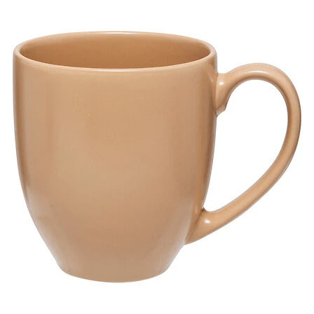 Mug beige en céramique de 48 cl avec anse