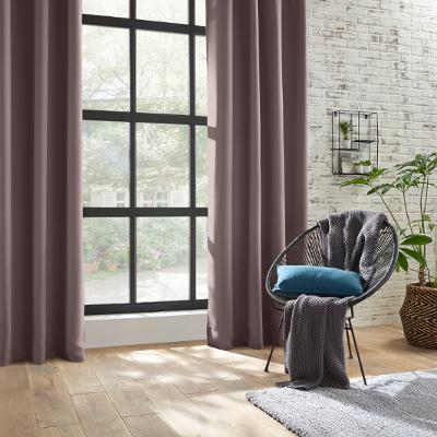 Lot de 2 rideaux Occultants 135x240 Taupe (vendu par 2)