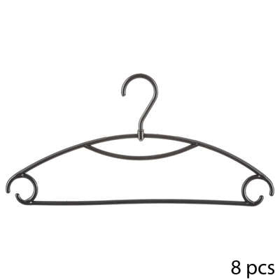 Lot de 8 cintres en plastique (couleur aléatoire)