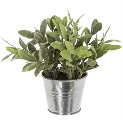 Plante Artificiel pot métal H16