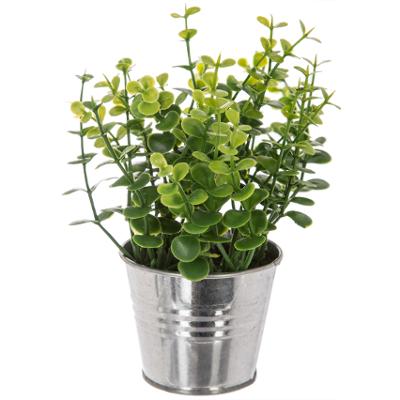 Plante Artificiel pot métal H18