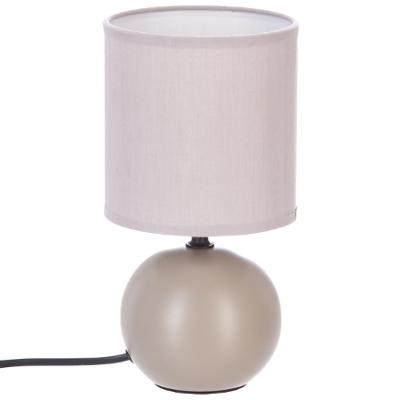Lampe en céramique taupe H25