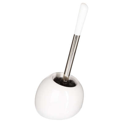 Brosse WC blanche en grès