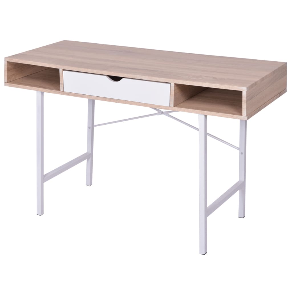 Bureau en bois avec 1 tiroir L120 (MARKETPLACE)
