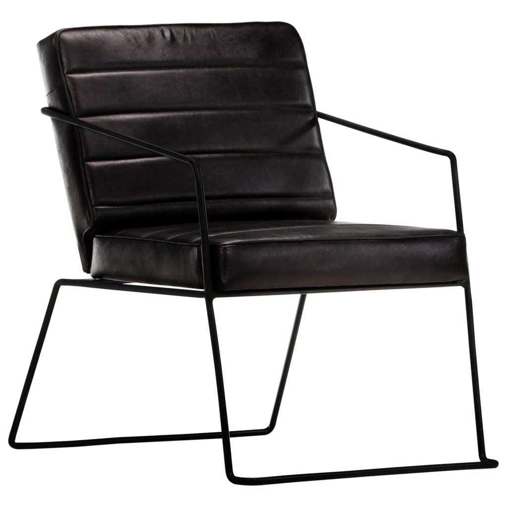 Fauteuil en cuir noir (MARKETPLACE)