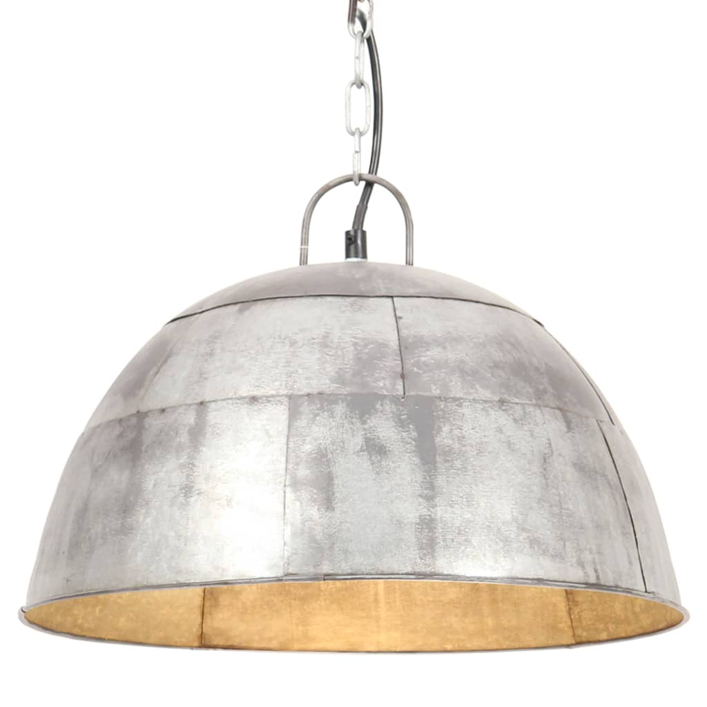 Suspension industrielle argent D41 (MARKETPLACE)