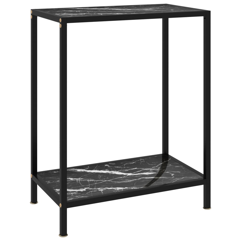 Console noire effet marbre 60x35 (MARKETPLACE)