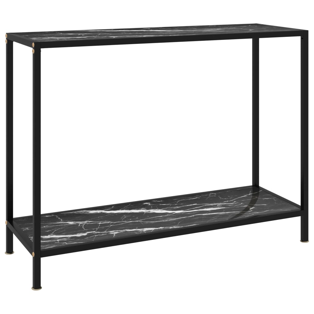 Console noire effet marbre 100x35 (MARKETPLACE)