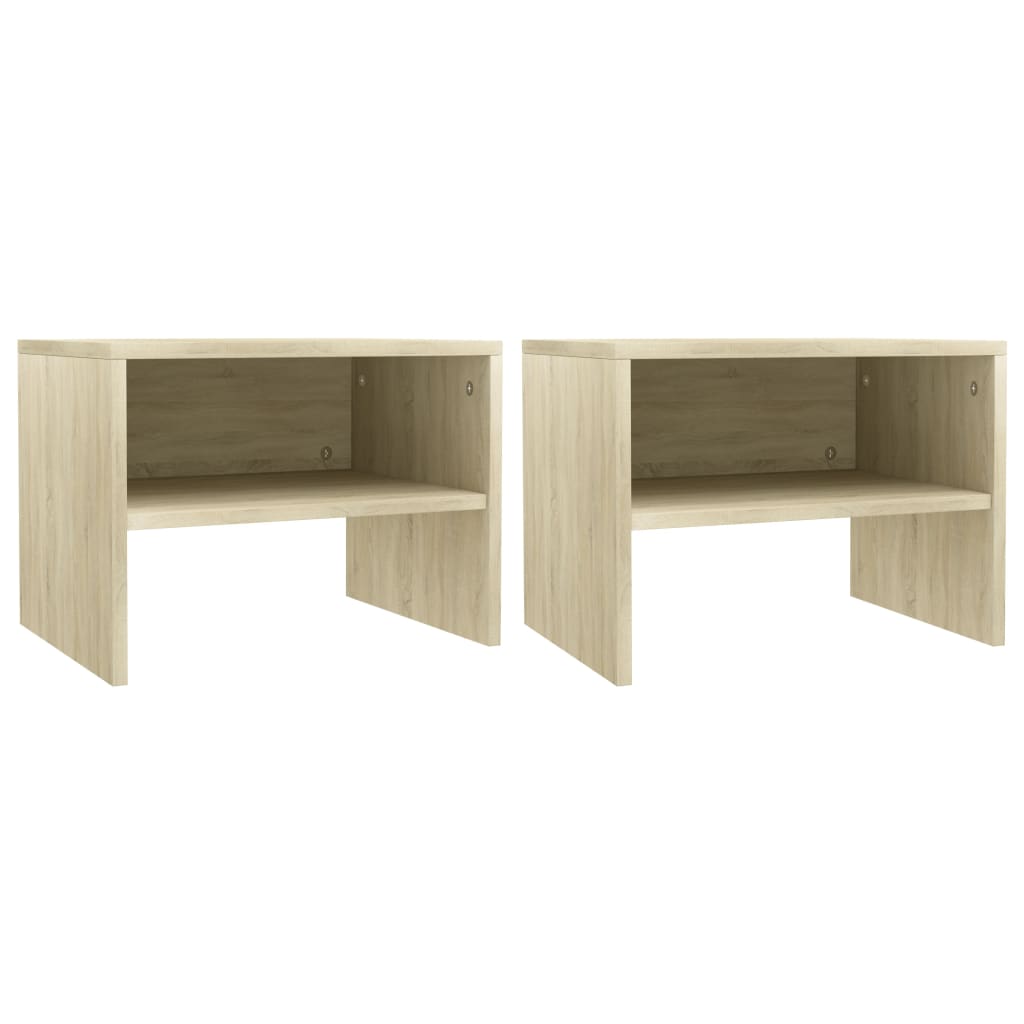 Lot de 2 tables de chevet bois (MARKETPLACE)