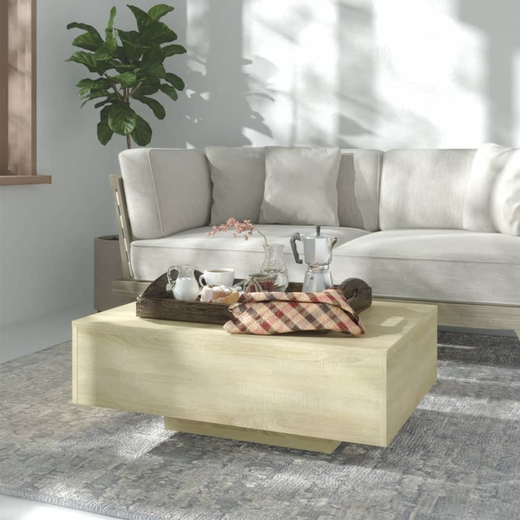 Table basse en bois 85x55 (MARKETPLACE)