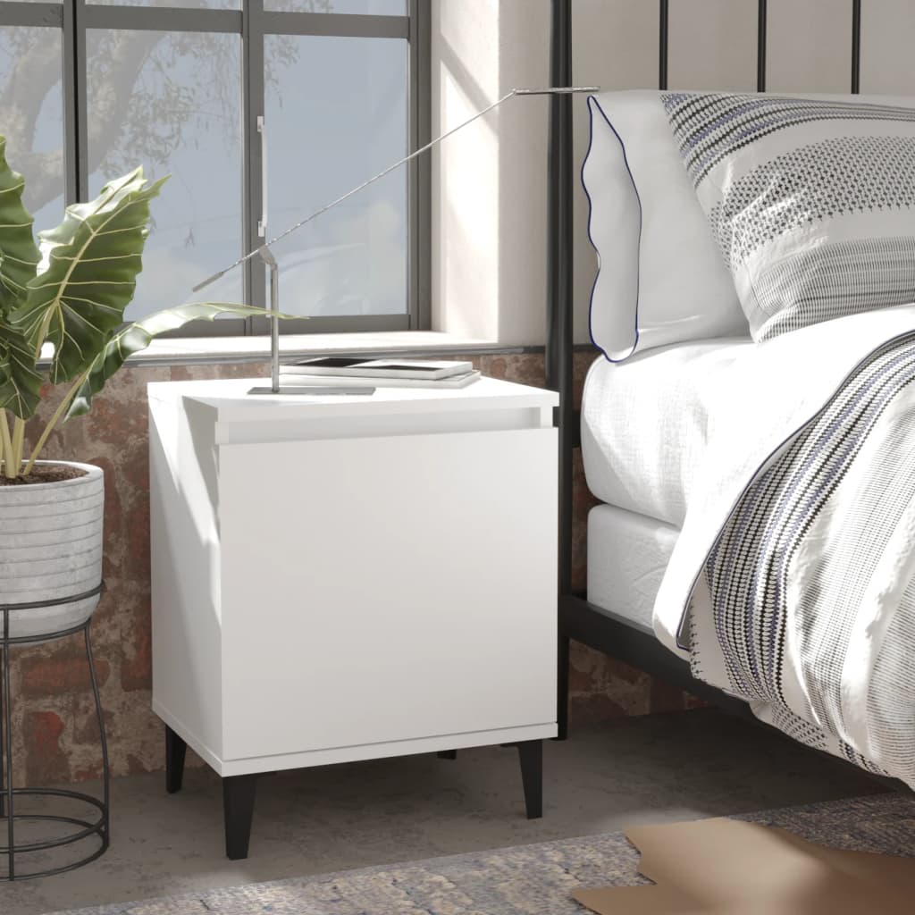 Table de chevet en bois blanc (MARKETPLACE)