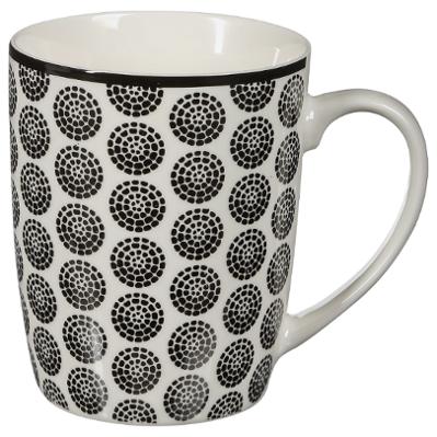 Mugs Blanc/Noir 33cl (visuel aléatoire)