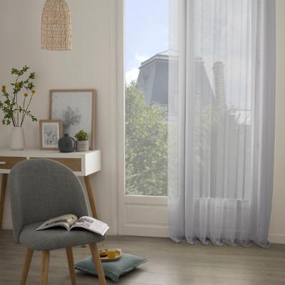 Voilage gris 135x240