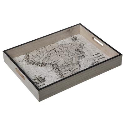 Plateau en Bois 40x28cm (visuel aléatoire)