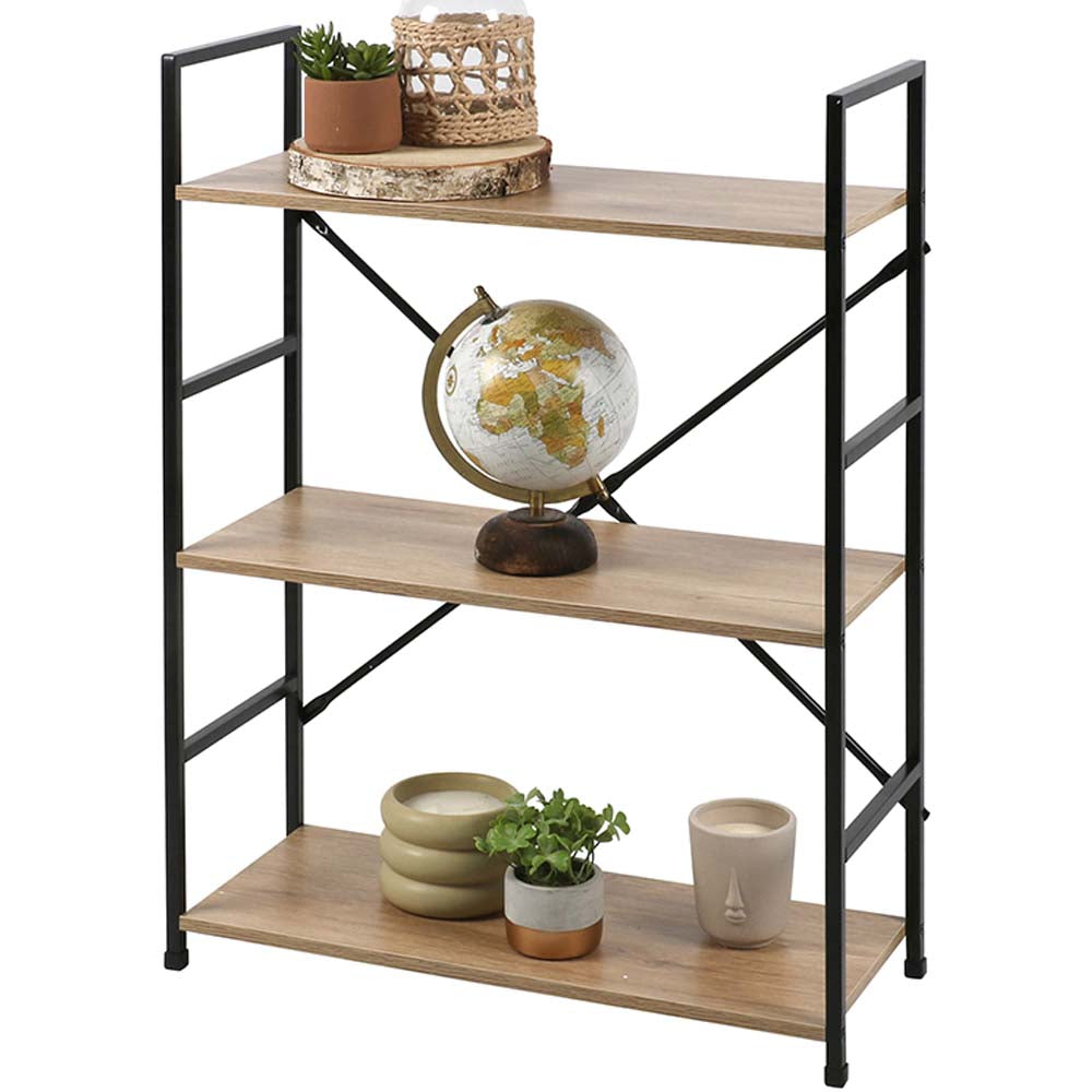 Etagère en bois et métal 59x80