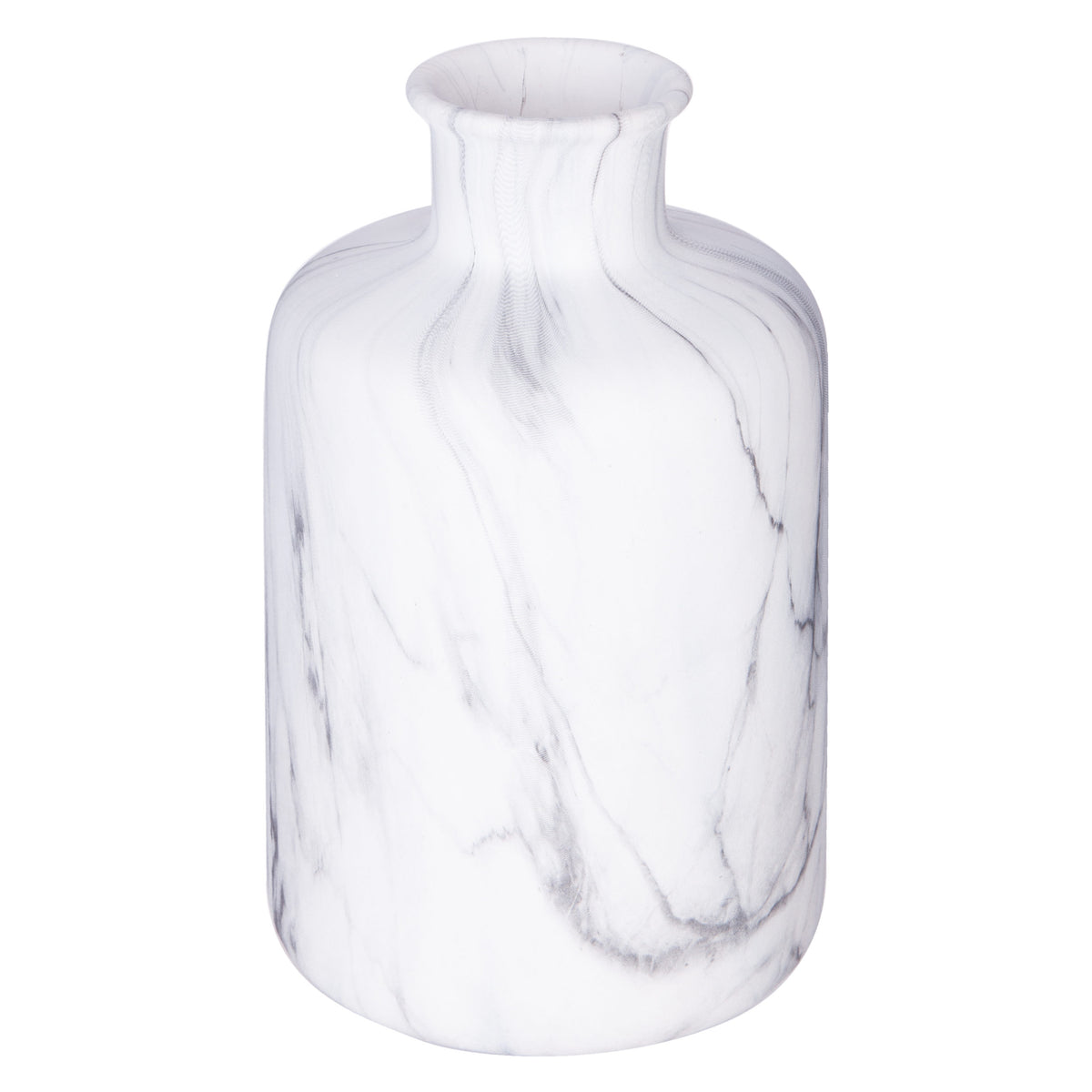 Vase déco effet marbre H17,5