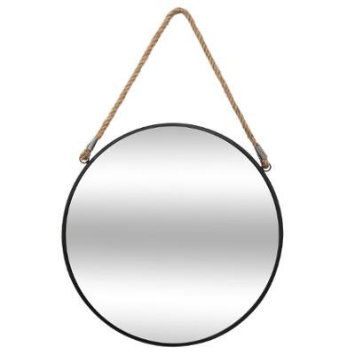 Miroir rond avec anse D55 métal