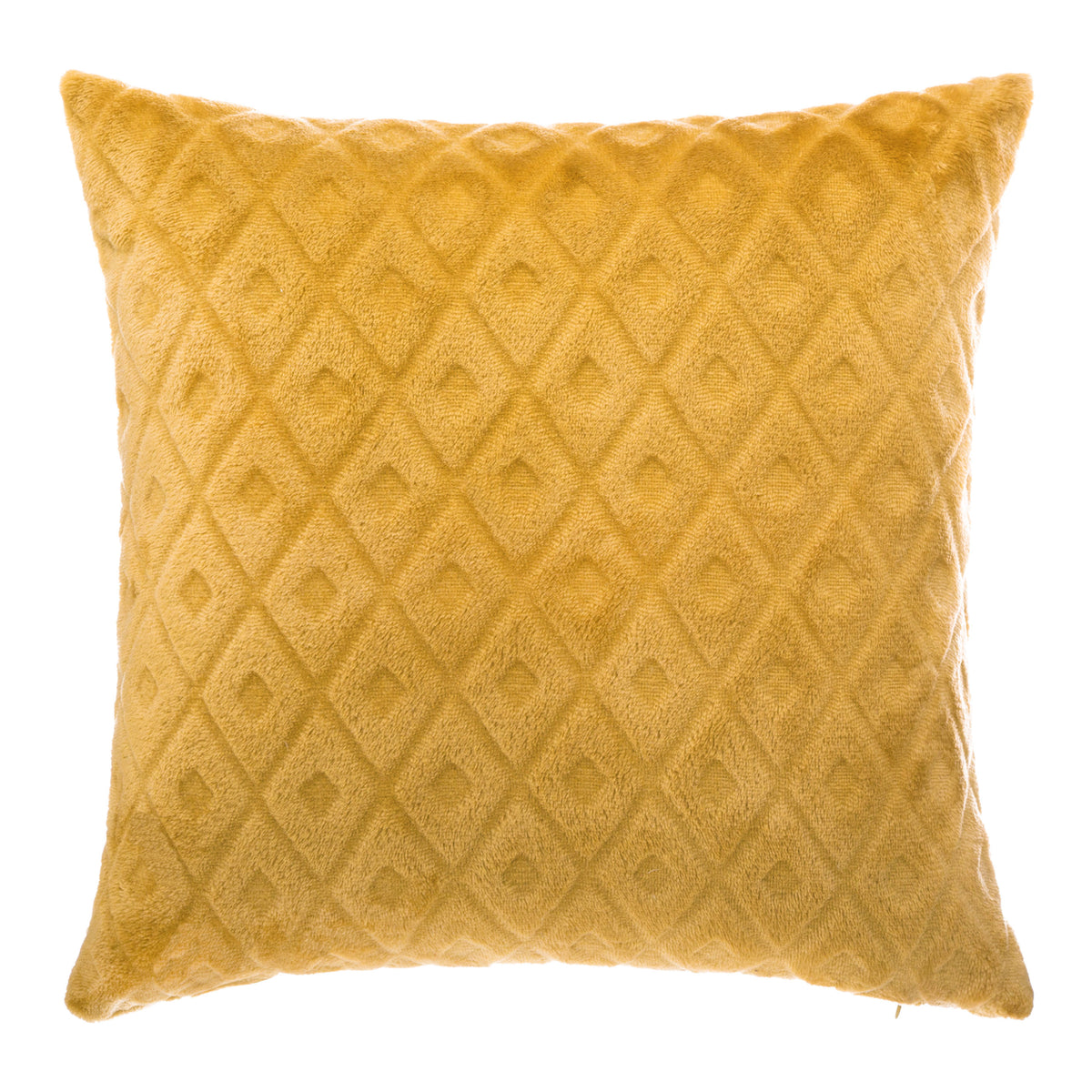 Coussin ocre 3D 40x40
